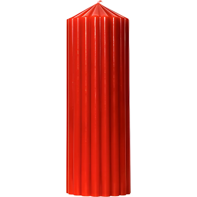 Свеча декоративная 210х70 (красная)