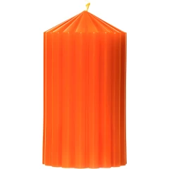 Свеча декоративная 130х70 (оранжевая)