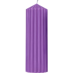 Свеча декоративная 210х70 (фиолетовая)