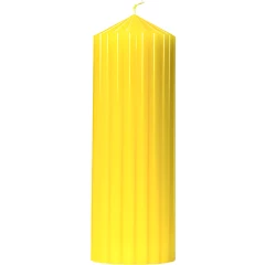 Свеча декоративная 210х70 (желтая)