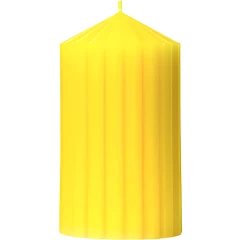 Свеча декоративная 130х70 (желтая)