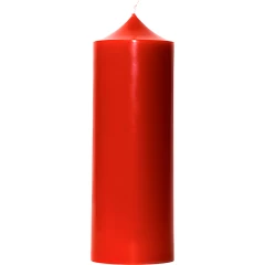 Свеча декоративная гладкая 170х60 (красная)