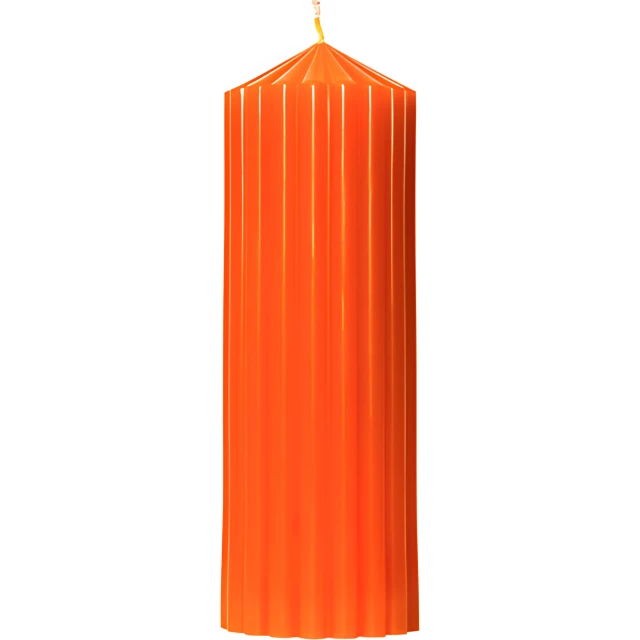 Свеча декоративная 210х70 (оранжевая)