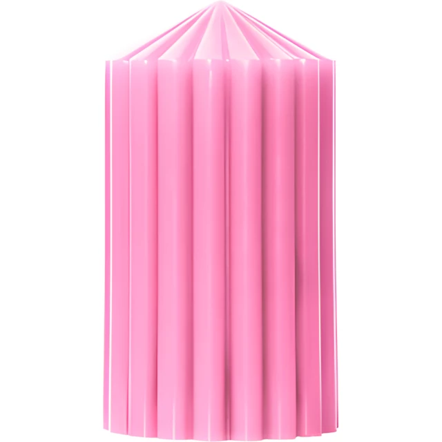 Свеча декоративная 130х70 (розовая)