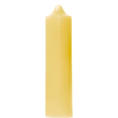 Свеча декоративная гладкая 150х38 (желтая)
