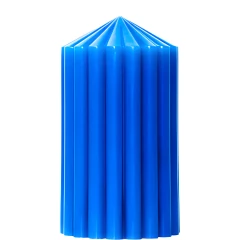 Свеча декоративная 130х70 (синяя)
