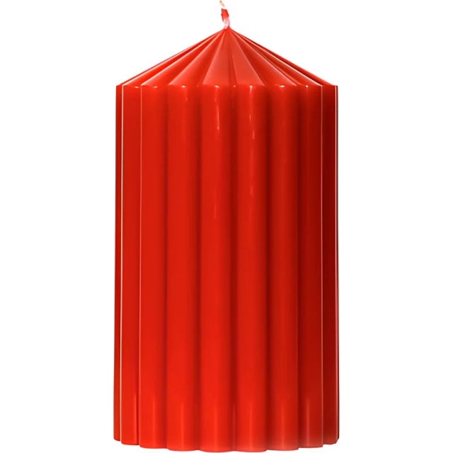 Свеча декоративная 130х70 (красная)