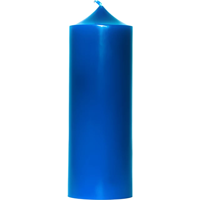Свеча декоративная гладкая 170х60 (синяя)