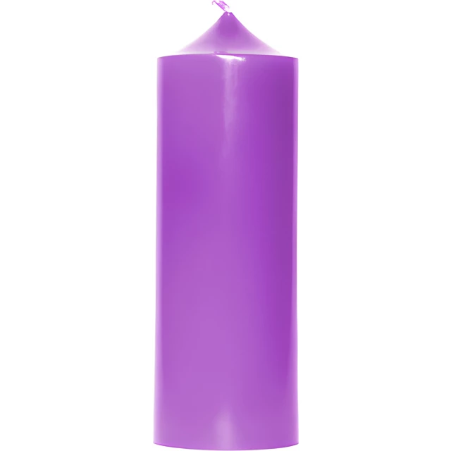 Свеча декоративная гладкая 170х60 (фиолетовая)
