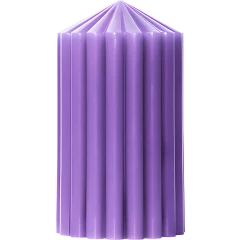 Свеча декоративная 130х70 (фиолетовая)