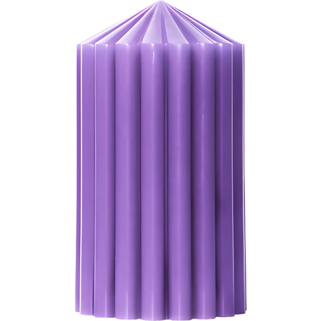 Свеча декоративная 130х70 (фиолетовая)
