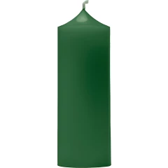 Свеча декоративная гладкая 170х60 (зеленая)