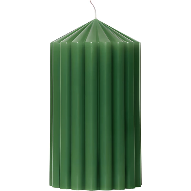 Свеча декоративная 130х70 (зеленая)