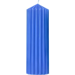 Свеча декоративная 210х70 (синяя)