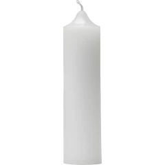 Свеча декоративная гладкая 150х38 (белая)