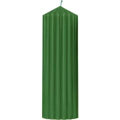 Свеча декоративная 210х70 (зеленая)