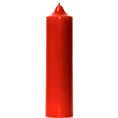 Свеча декоративная гладкая 150х38 (красная)