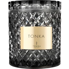 Парфюмированная свеча Tonka стакан серый 2000мл