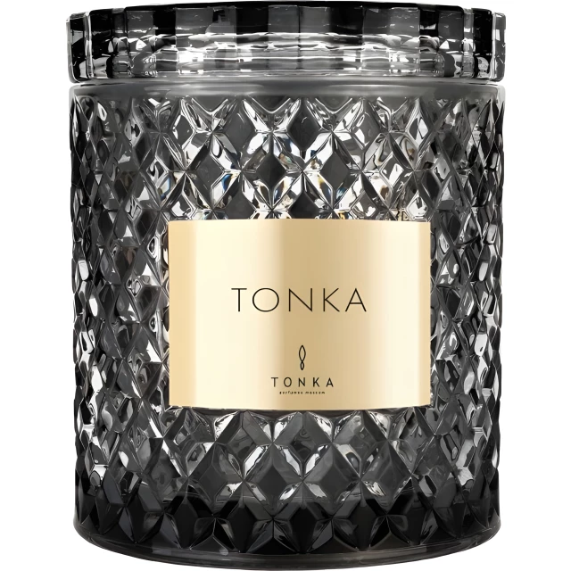 Парфюмированная свеча Tonka стакан серый 2000мл