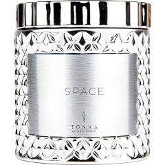 Свеча аромат Space стакан серебро 220мл