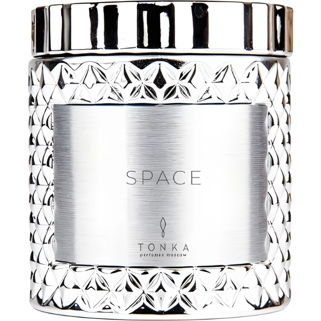 Свеча аромат Space стакан серебро 220мл