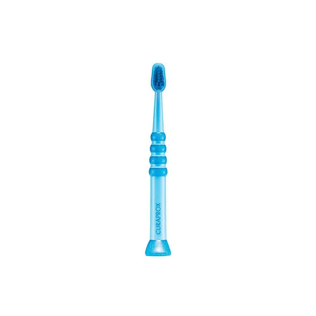 Зубная щетка детская с гуммированной ручкой (цвет в асс.) - изображение 4