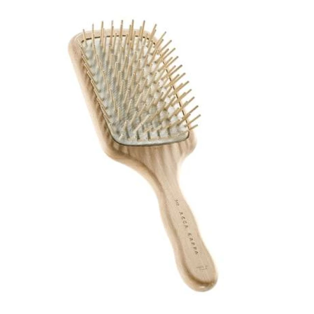 Щетка для волос пневматическая с деревянными зубчиками (62345) - изображение 2