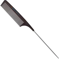 Расческа карбоновая с металлической ручкой CC-T