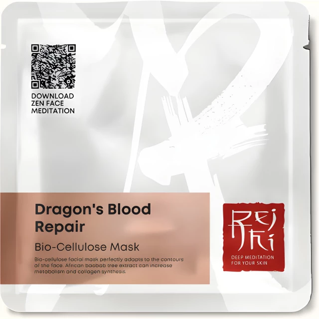 Восстанавливающая биоцеллюлозная маска для лица "Драконова кровь"