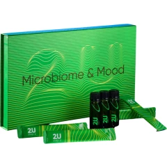 Microbiome&Mood БАД для восстановления микробиома кишечника 14 флаконов и 14 стиков
