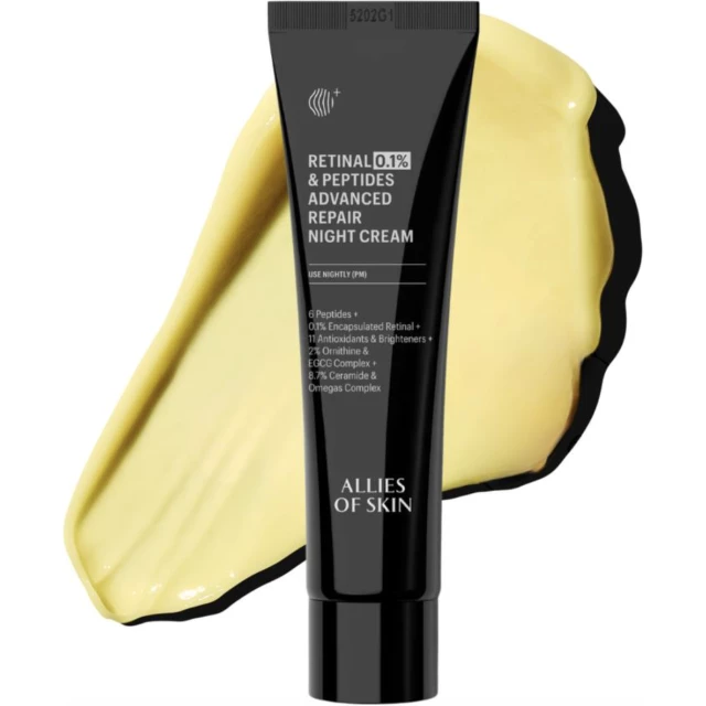 Усиленный ночной восстанавливающий пептидный крем с 0,1% ретиналем 20 мл - изображение 2