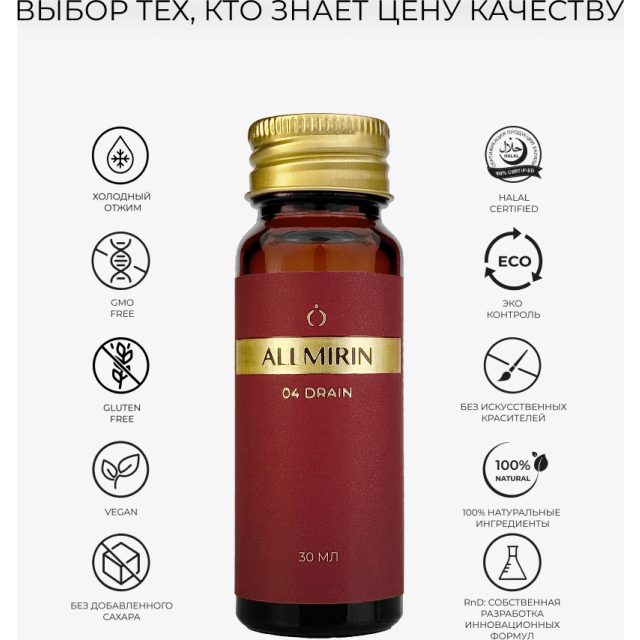 Эликсир граната обогащенный Allmirin 04 Drain - изображение 3