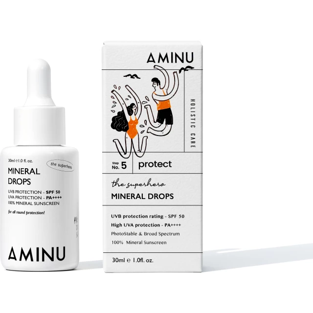 Минеральные солнцезащитные капли SPF50