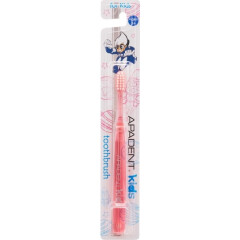 Детская зубная щетка Kids 3+ мягкая, цвет розовый