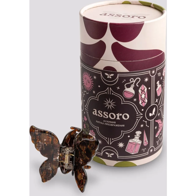 Краб для волос "Бабочка эфир" - изображение 4