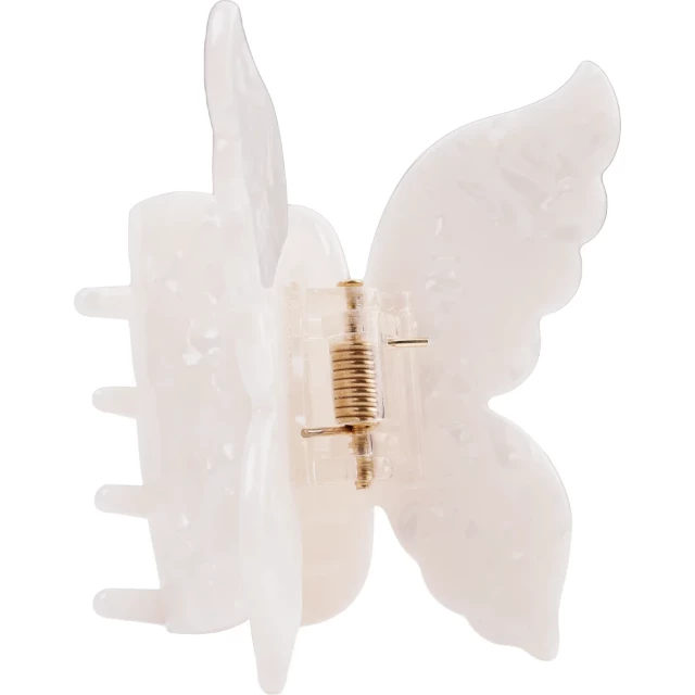 Краб для волос "Белая бабочка" - изображение 2