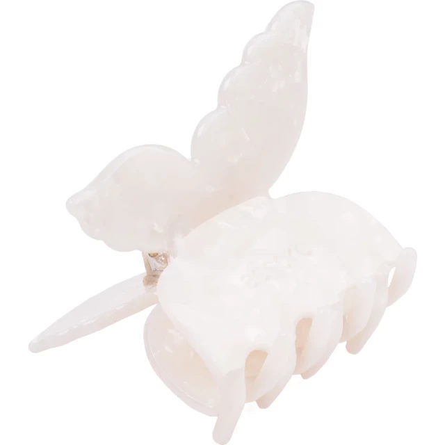 Краб для волос "Белая бабочка" - изображение 3