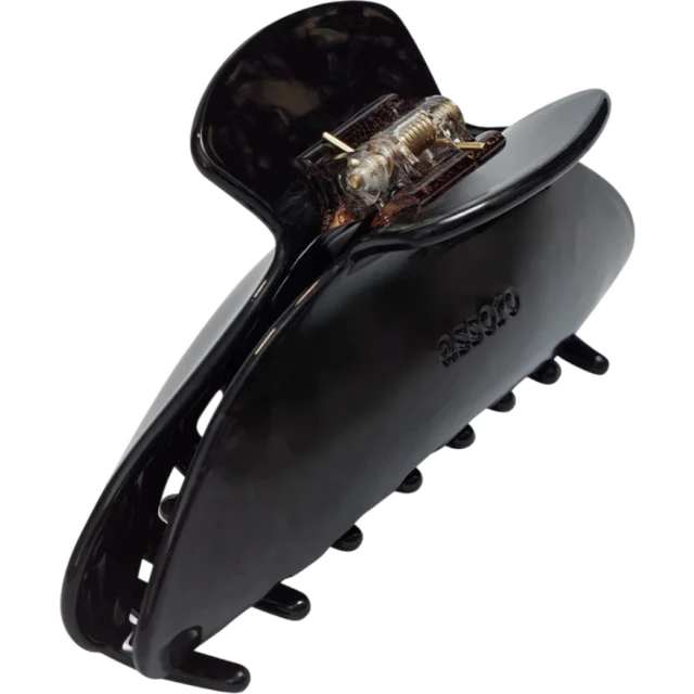 Краб для волос "Черный нефрит" - изображение 2