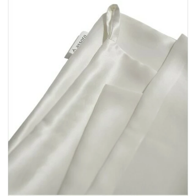 Полотенце шелковое белое - изображение 3