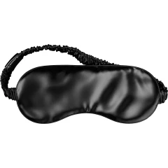 Шелковая маска для сна черная