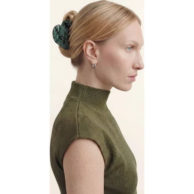 Заколка-краб для волос "Сердце аксис" - изображение 4