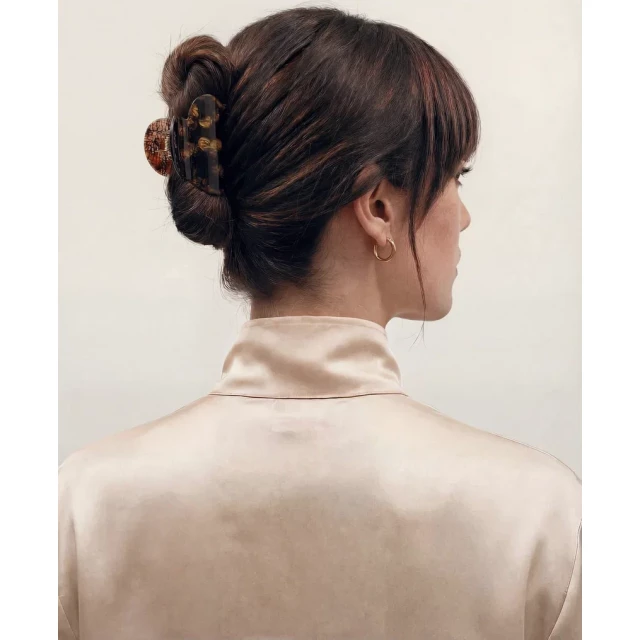 Заколка-краб для волос "Сердце эфир" - изображение 3