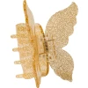 Заколка-краб для волос "Золотая бабочка"