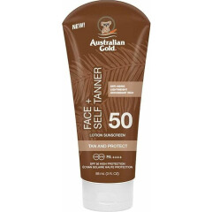 Солнцезащитный лосьон для лица с бронзированием SPF50