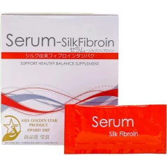 Желеобразная диетическая добавка с фиброинами шелка персик