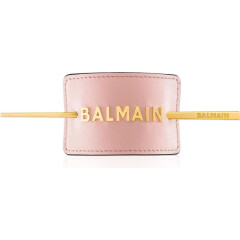 Заколка для волос розовая с логотипом Balmain
