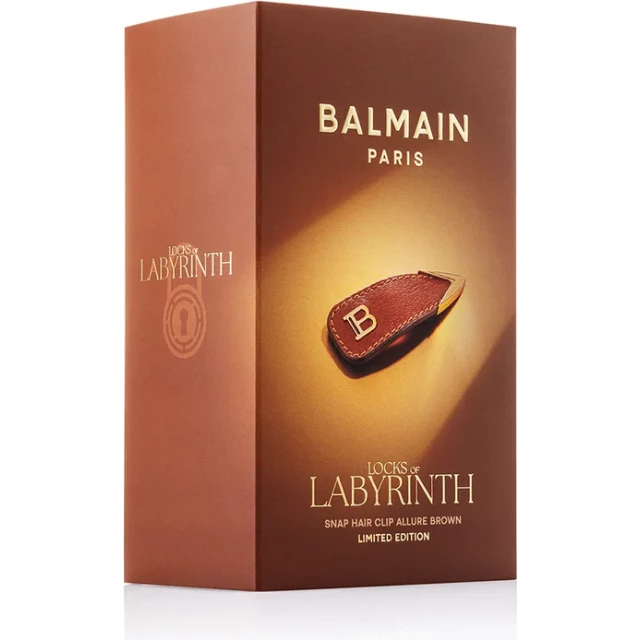 Заколка-клип кожаная коричневая "Путь к тайне" - изображение 3