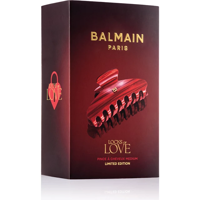 Заколка-краб "Ключ к сердцу" красный, размер M - изображение 3