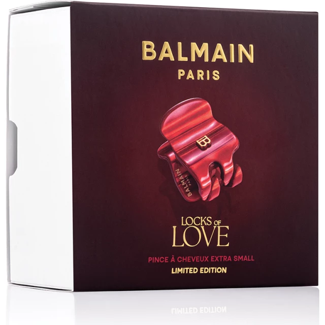 Заколка-краб "Ключ к сердцу" красный, размер XS - изображение 3