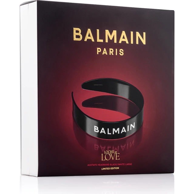 Заколка-ободок "Ключ к сердцу", черно-белый - изображение 3